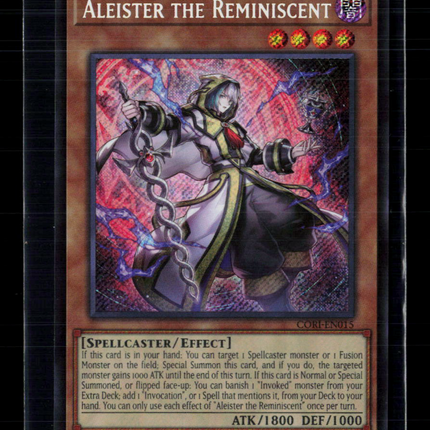 Yu-Gi-Oh! Aleister the Reminiscent Chaos Origins SR CORI-EN015 1st Edition