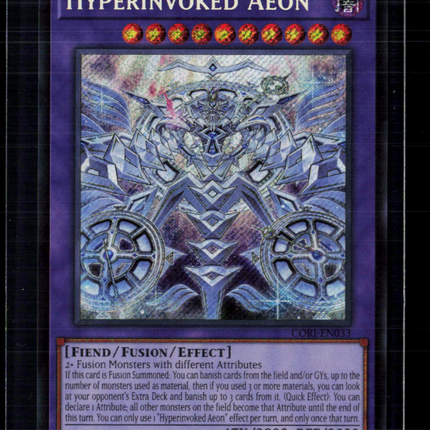 Yu-Gi-Oh! Hyperinvoked Aeon Chaos Origins Secret Rare • CORI-EN033 1st Edition