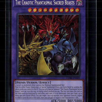 Yu-Gi-Oh! The Chaotic Phantasmal Sacred Beasts Chaos Origins SR CORI-EN029