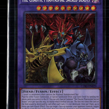 Yu-Gi-Oh! The Chaotic Phantasmal Sacred Beasts Chaos Origins SR CORI-EN029