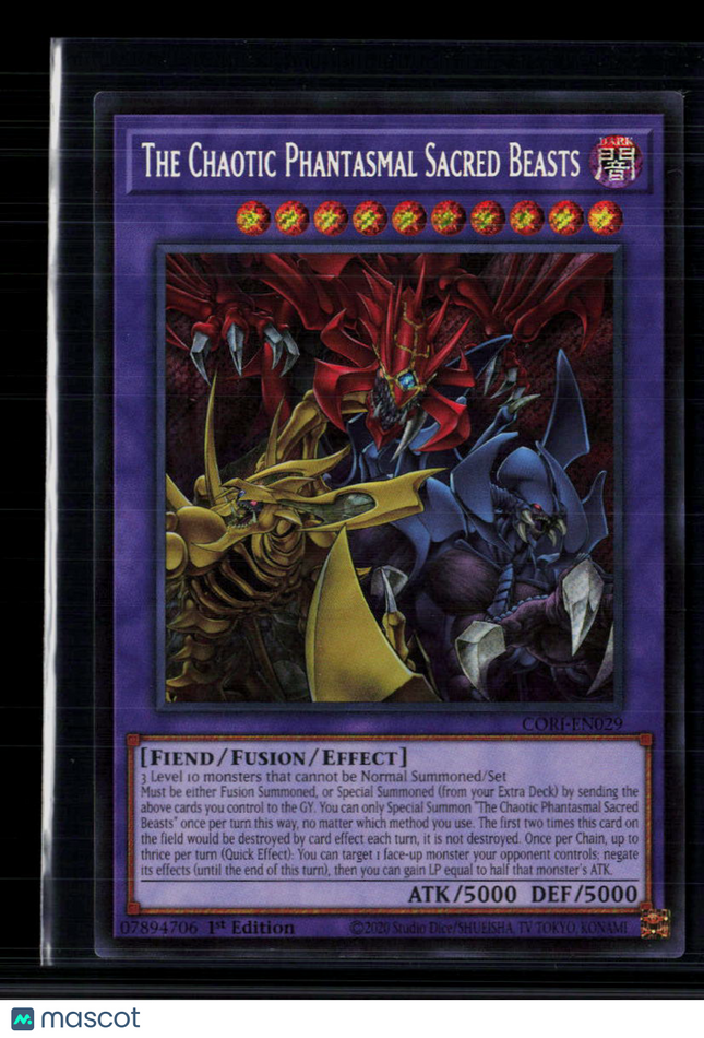 Yu-Gi-Oh! The Chaotic Phantasmal Sacred Beasts Chaos Origins SR CORI-EN029