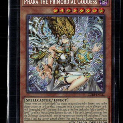 Yu-Gi-Oh! Phara the Primordial Goddess Chaos Origins SR CORI-EN022 1st Edition