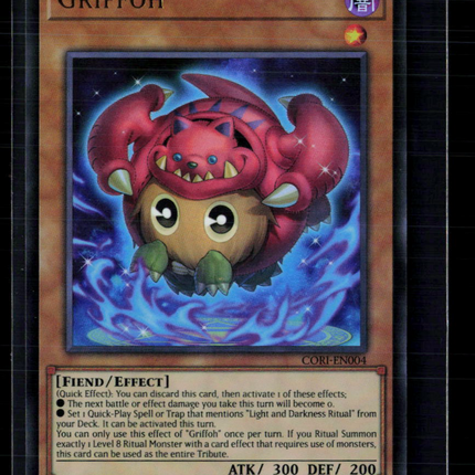 Yu-Gi-Oh! Griffoh Chaos Origins Ultra Rare • CORI-EN004 1st Edition