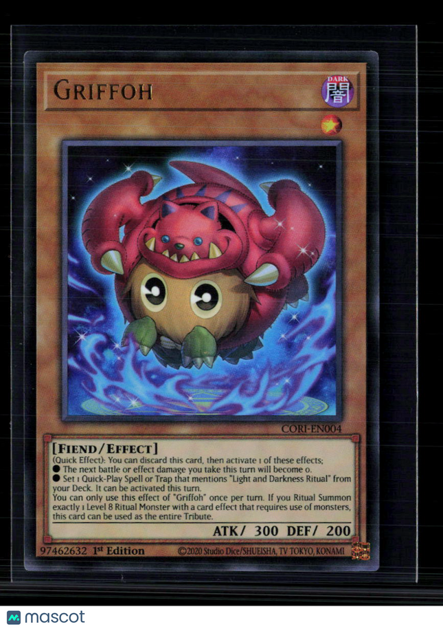 Yu-Gi-Oh! Griffoh Chaos Origins Ultra Rare • CORI-EN004 1st Edition