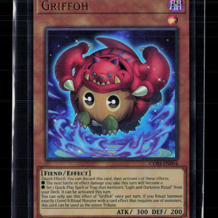 Yu-Gi-Oh! Griffoh Chaos Origins Ultra Rare • CORI-EN004 1st Edition