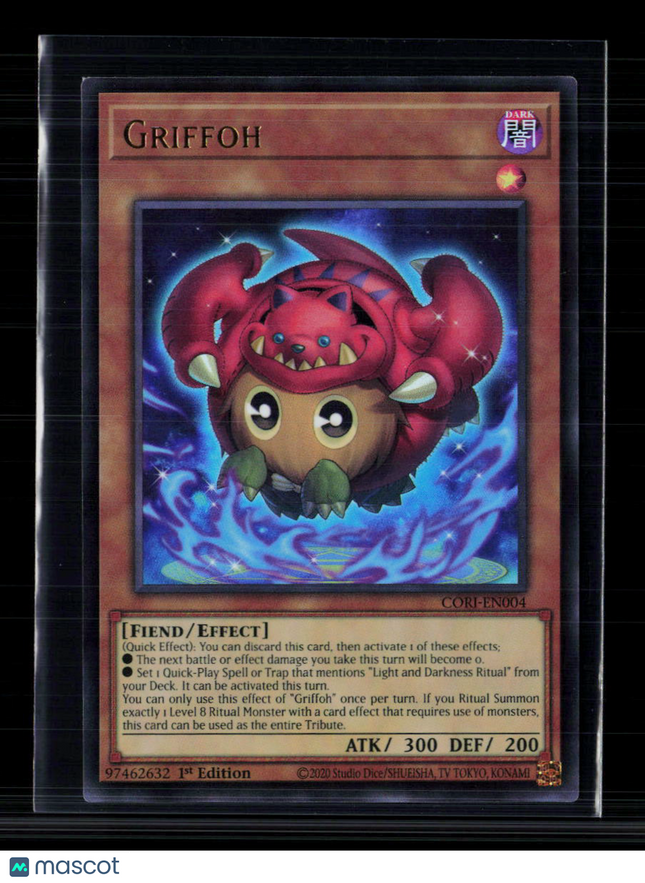Yu-Gi-Oh! Griffoh Chaos Origins Ultra Rare • CORI-EN004 1st Edition