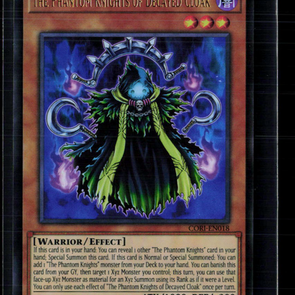 Yu-Gi-Oh! The Phantom Knights of Decayed Cloak Chaos Origins UR CORI-EN018