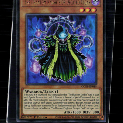 Yu-Gi-Oh! The Phantom Knights of Decayed Cloak Chaos Origins UR CORI-EN018