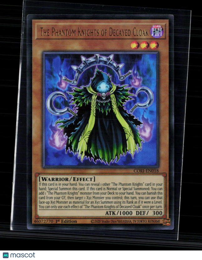 Yu-Gi-Oh! The Phantom Knights of Decayed Cloak Chaos Origins UR CORI-EN018