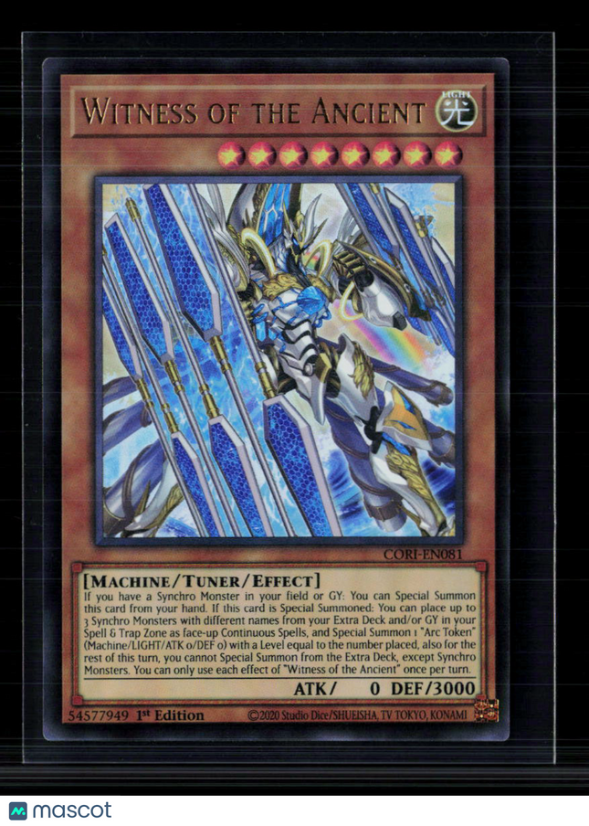 Yu-Gi-Oh! Witness of the Ancient Chaos Origins UR CORI-EN081 1st Edition