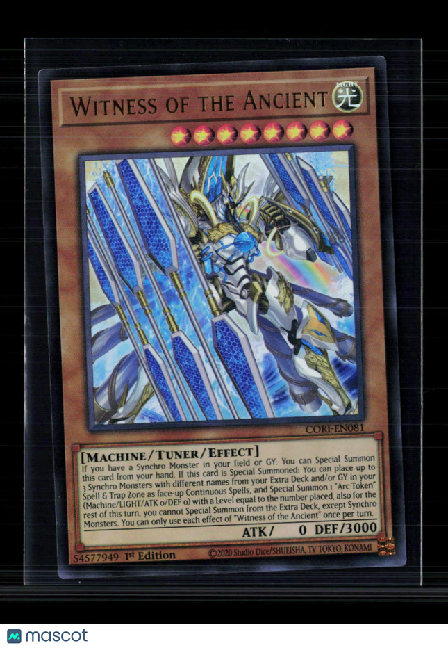 Yu-Gi-Oh! Witness of the Ancient Chaos Origins UR CORI-EN081 1st Edition