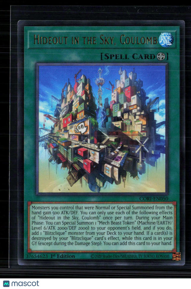 Yu-Gi-Oh! Hideout in the Sky, Coulomb Chaos Origins UR CORI-EN050 1st Edition
