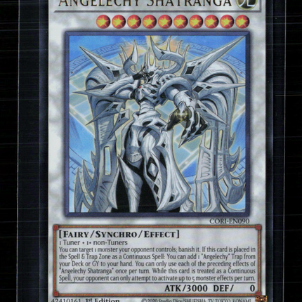 Yu-Gi-Oh! Angelechy Shatranga Chaos Origins Ultra Rare • CORI-EN090 1st Edition