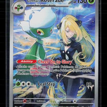 Pokemon 2025 Scarlet & Violet Destined Rivals Cynthia's Roserade #184/182