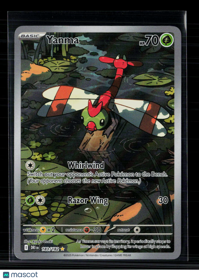 Pokemon 2025 Destined Rivals Yanma #183/182