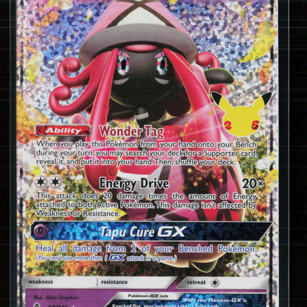 Pokemon Tapu Lele GX Celebrations: Classic Collection 60/145 Holofoil