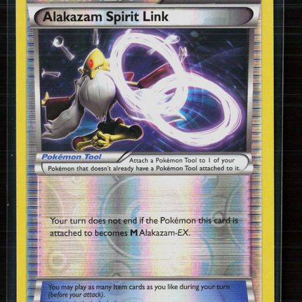 Pokemon 2016 Fates Collide Alakazam Spirit Link #90/124 Reverse Holo
