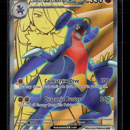 Pokemon 2025 Journey Together Cynthia's Garchomp EX SAR #SVP EN 204