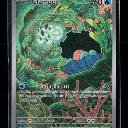 Pokemon 2025 Scarlet & Violet Prismatic Evolutions Clamperl #195/182