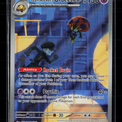 Pokemon 2025 Destined Rivals Team Rocket's Orbeetle #198/182