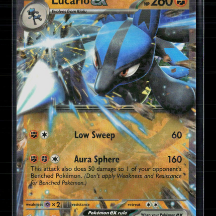 Pokemon 2023 Scarlet & Violet Lucario EX #SVP EN 017