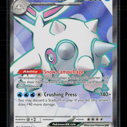 Pokemon 2025 Scarlet & Violet Destined Rivals Cetitan EX UR FA #210/182