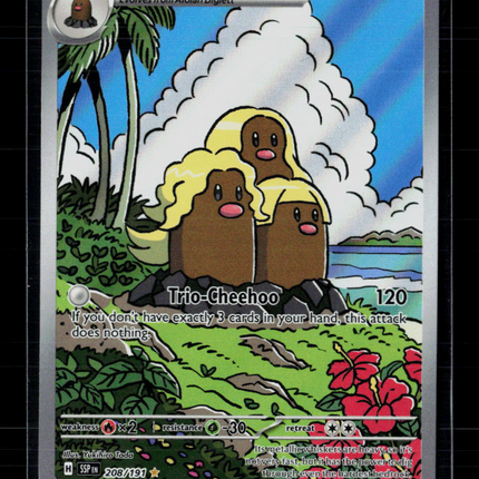 Pokemon 2024 Surging Sparks Alolan Dugtrio #208/191
