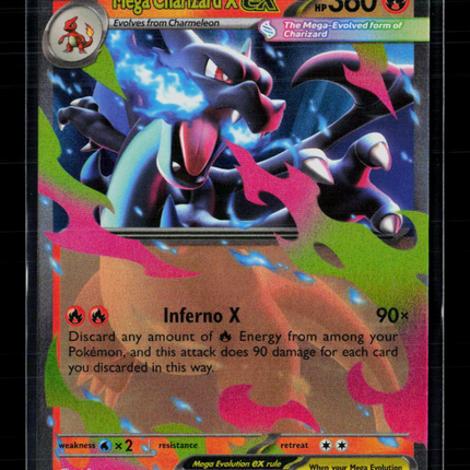 Pokemon 2025 Mega Evolution – Phantasmal Flames Mega Charizard X EX SAR #029