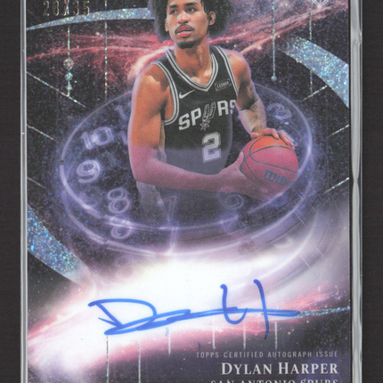 2025 Topps Midnight Stroke of Midnight Dylan Harper #SMR-DH /35 Auto