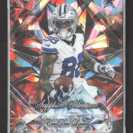 2025 Topps Chrome Sapphire Selections CeeDee Lamb #SS-14 Orange /25