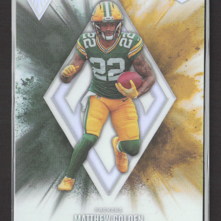 2025 Panini Phoenix Football Matthew Golden #15 RC Color Blast