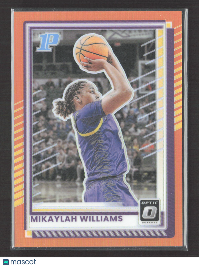 2025 Panini Donruss Optic Mikaylah Williams #47 Orange Prizm 116/175