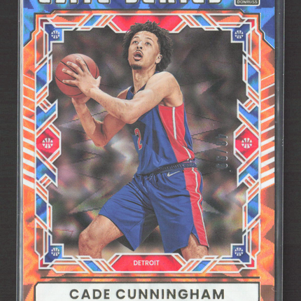 2025 Panini Donruss Elite Series Cade Cunningham #13 Orange /75