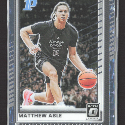 2025 Panini Donruss Optic Prizm Matthew Able #81 095/149