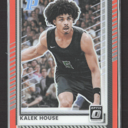 2025 Panini Donruss Optic Prizm Kalek House #74 Orange 060/175