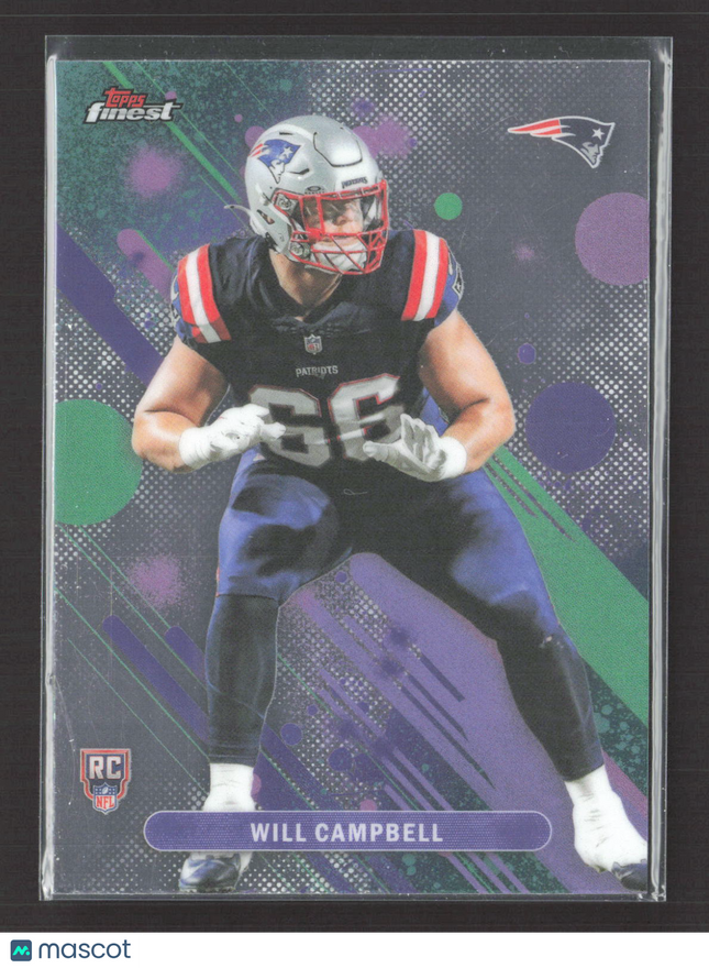 2025 Topps Finest Will Campbell #35 RC