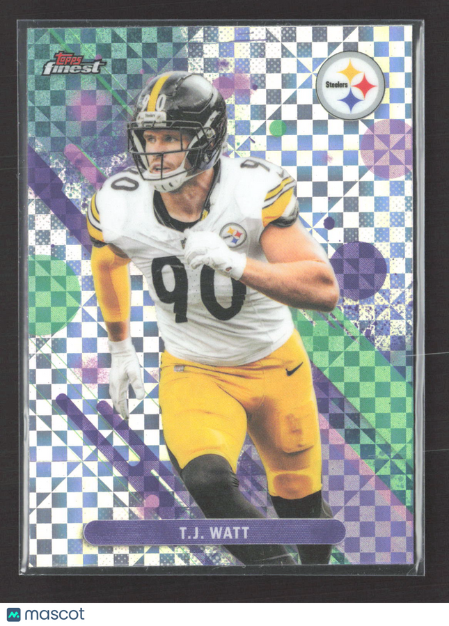 2025 Topps Finest T.J. Watt #99 Xfractor