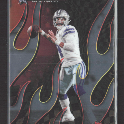2025 Topps Finest Torchers Dak Prescott #T-14 Base
