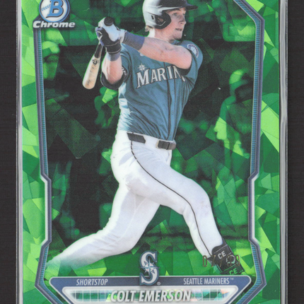 2026 Bowman Chrome Colt Emerson #BCP-108 Green Sapphire /99