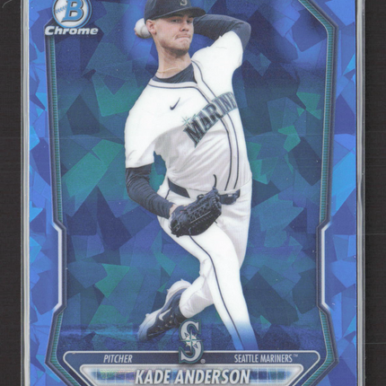 2026 Bowman Chrome Kade Anderson #BCP-19 Blue Sapphire Refractor