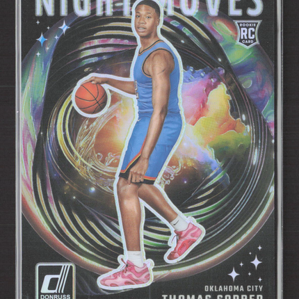 2025 Donruss Prizm Night Moves Thomas Sorber #14 RC
