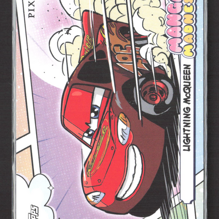 2026 Topps Pixar Manga Madness Manga Madness Insert #MM-10 Lightning McQueen