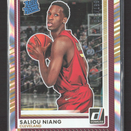 2025 Panini Donruss Saliou Niang #43 Holo Laser /199