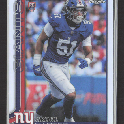 2025 Topps Chrome Abdul Carter #350 Refractor RC