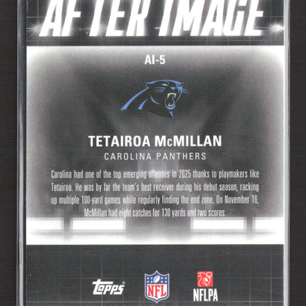 2025 Topps Signature Class After Image Tetairoa McMillan #AI-5 RC
