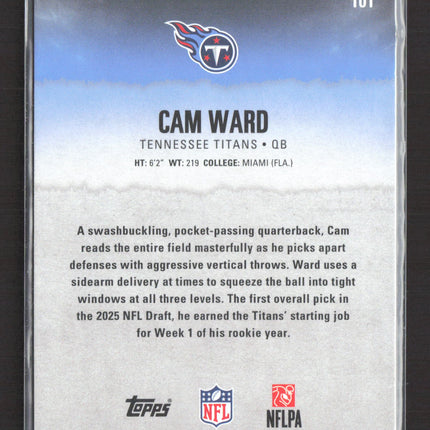 2025 Topps Signature Class Cam Ward #101 RC