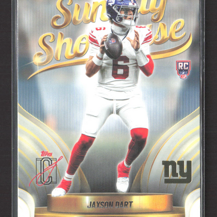 2025 Topps Composite Sunday Showcase Jaxson Dart #SS-1 RC