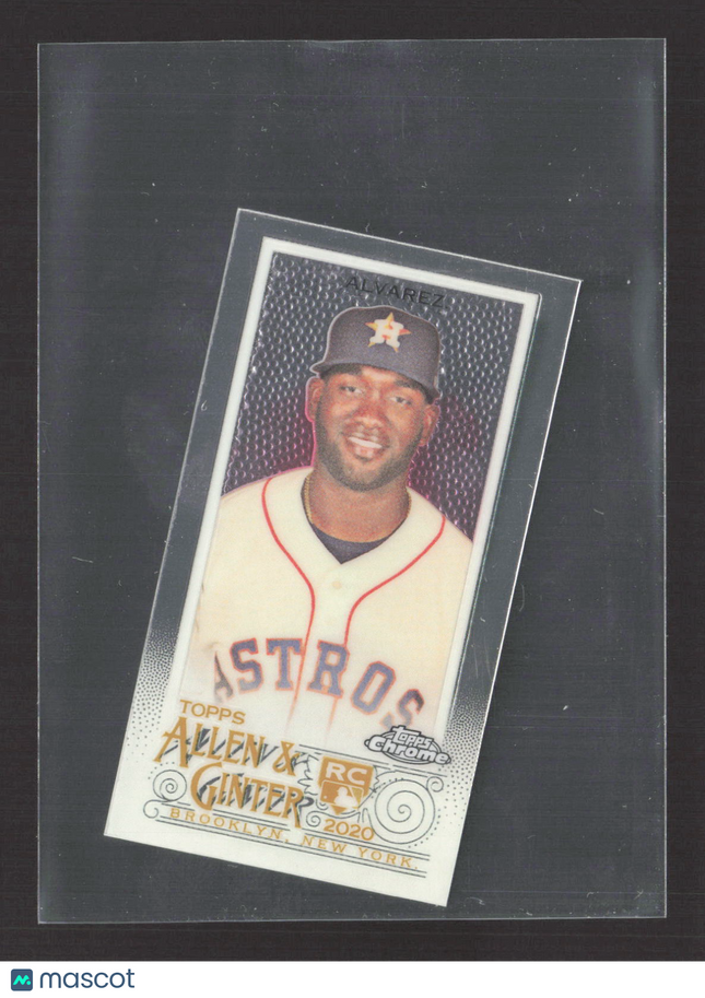 2020 Topps Allen & Ginter Chrome Yordan Alvarez #118 RC Mini