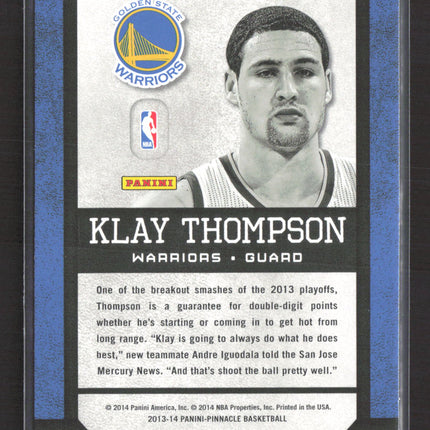 2014 Panini Pinnacle Team 2020 Klay Thompson #27 Auto In Person