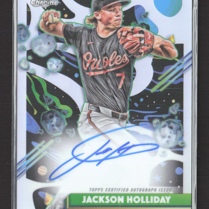 2025 Topps Cosmic Chrome Jackson Holliday #CCA-JH Autograph Variation Auto